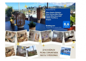 Ático Dúplex Baladrar Gran Terraza 8Km Playa Dénia-Oliva Nova Golf -IDEAL Familias y Grupos